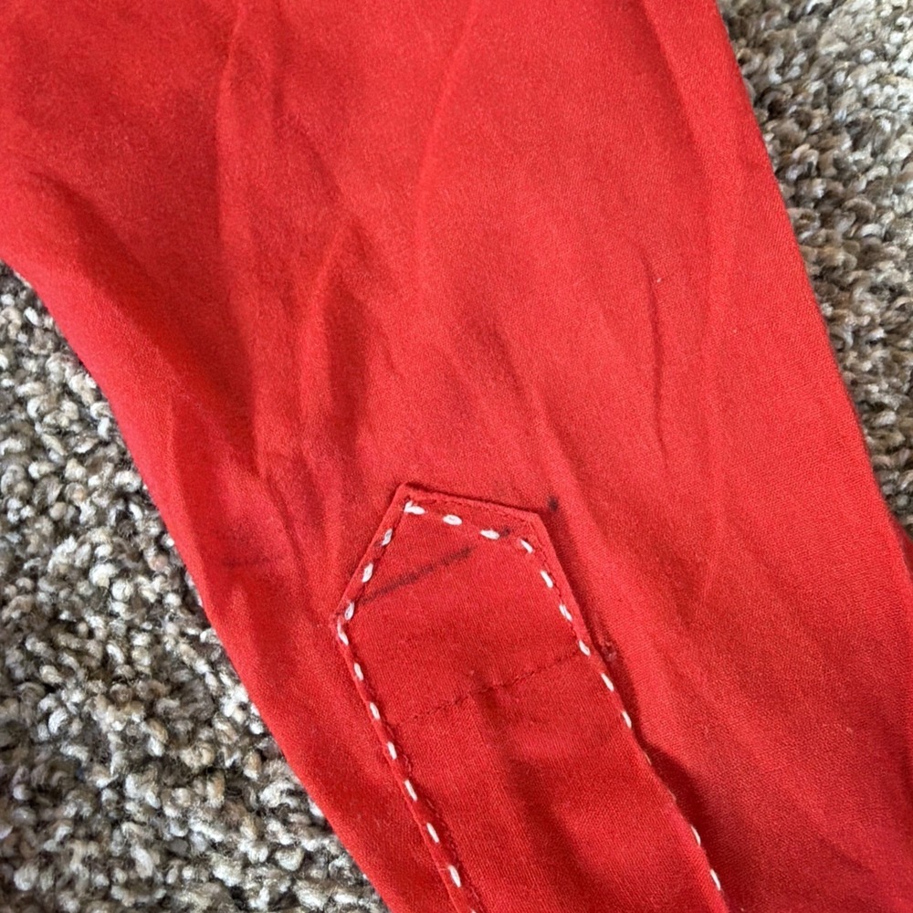 Vintage Pearl Snap Shirt Rockmount Ranch Wear Measure unisex small RED - Picture 12 of 16